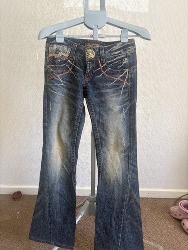 Low waisted flared vintage - low,