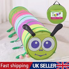 180cm Children Kids Baby Pop Up Play Tunnel Tent Girls Boys Playhouse Indoor Out