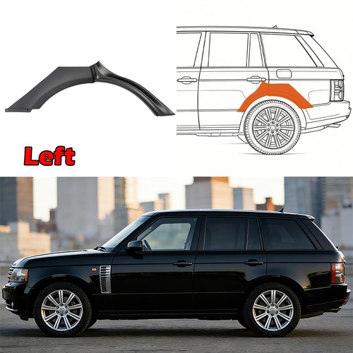 Rear wheel arch repair panel - rear,