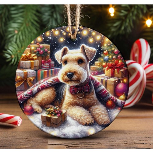 Lakeland terrier ceramic - terrier,