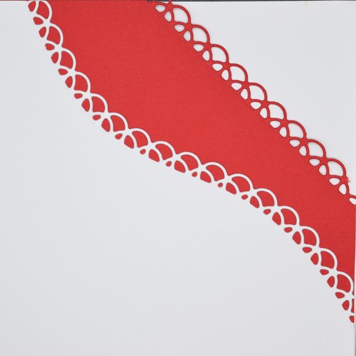Lace effect border metal - border,
