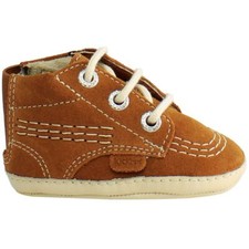 Kickers Hi Crib Kids Brown