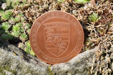 VINTAGE AUTOMOBILE CAR BADGE #