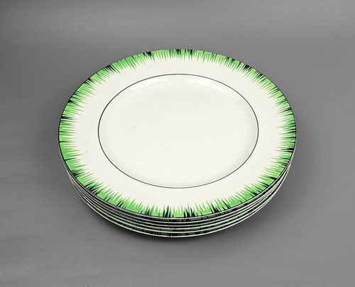 Green salad plate - green,