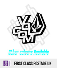 Volcom vinyl sticker decal car skin mac surf skate custom colour dc vans fsas