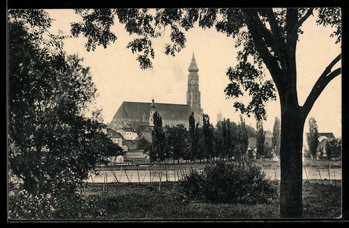 Postcard straubing - of,