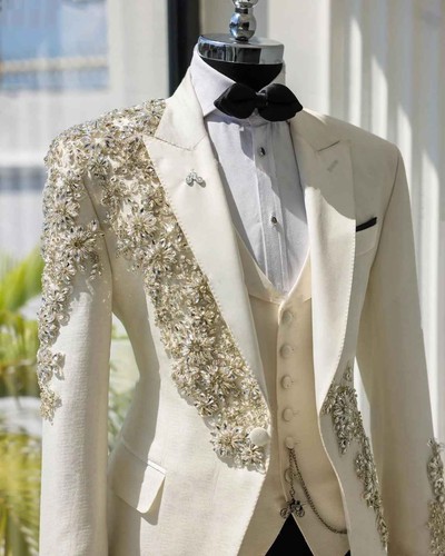 Men suits rhinestone - uk,