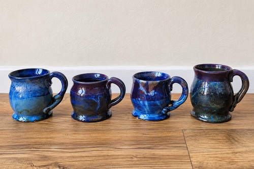 Set vintage studio pottery - 4,