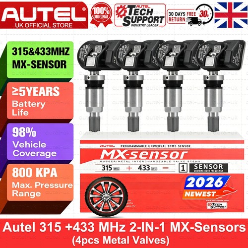 Pack autel tpms sensor - 4, mx-sensor