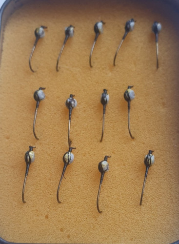 Old fishing hooks 13 - hooks, :