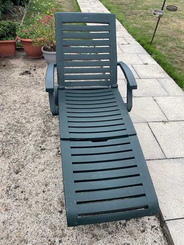 Sun lounger with new - lounger, cushion