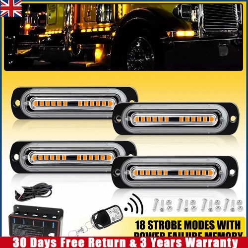 Flashing warning bar grill - warning,