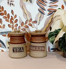 Pair Of Stoneware Pottery Mid