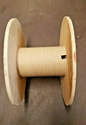 Empty plywood cable reels - plywood,