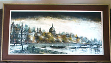 RON FOLLAND LARGE OIL ON