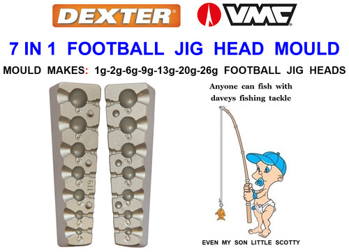 Football jig head lead - in,