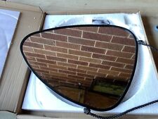 Frame Mirror Wall Versatile Asymmetrical Wall Mirror Stylish Black Home 44cm