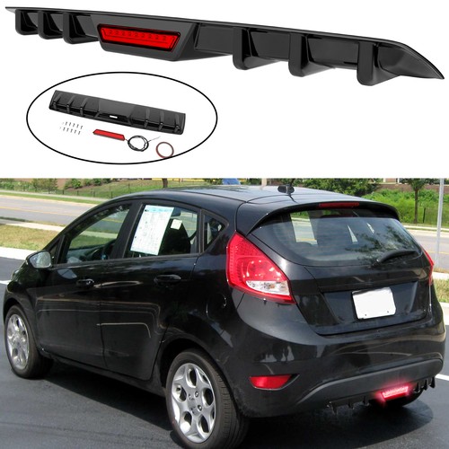 Glossy rear bumper diffuser - glossy,