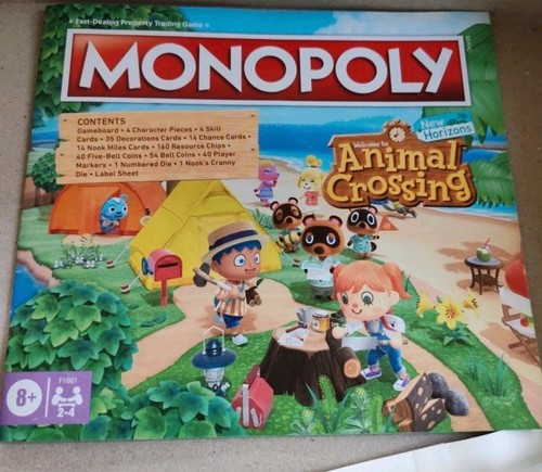 Monopoly animal crossing board - monopoly,