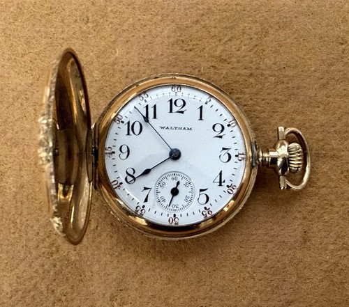 Gold filled lady waltham - filled,