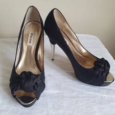 Gorgeous Black Peep Toe