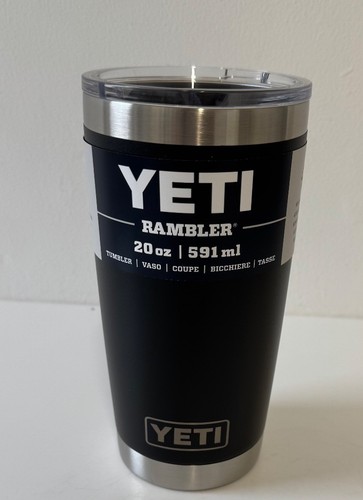 New yeti black 20oz rambler - yeti,