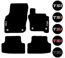 Fits VW Golf Mk8 GTE Hybrid 2020+ Tailored Car Mats TSI Badge/Motif/Embroidery