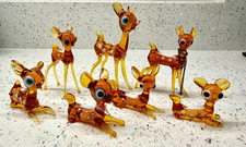 7 x Vintage Retro Bambi Deer