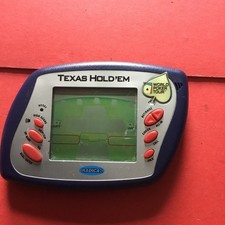 Vintage Texas Hold'em Handheld LCD Game - 2004..Radica: - Working.See Photos