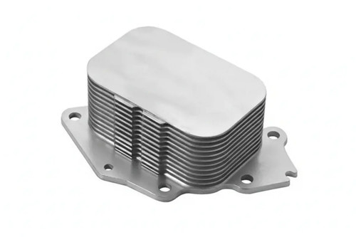 Engine oil cooler - , water-cooled