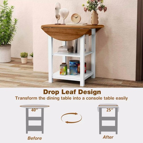 Folding round dining - round,