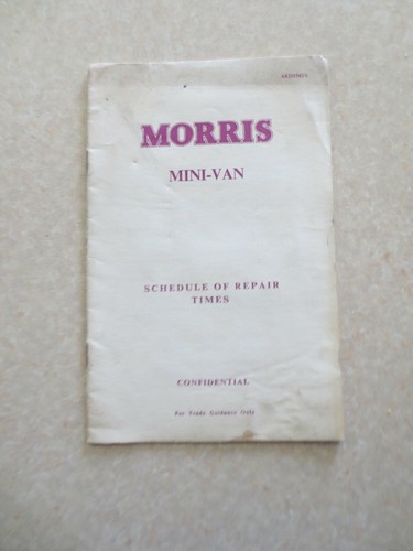 1961 morris mini van - mini,