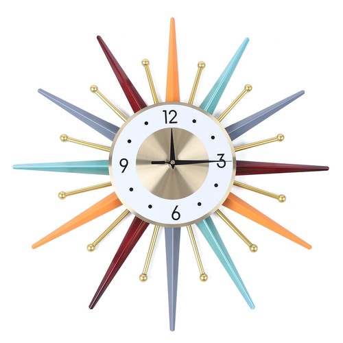 Modern wall clock starburst - wall,