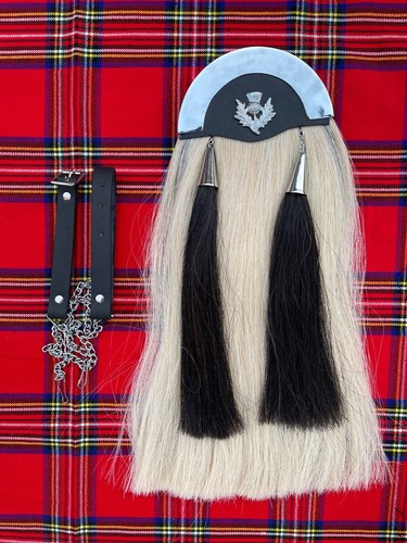 White horse hair - white,