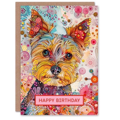 Birthday card dog lover - dog,