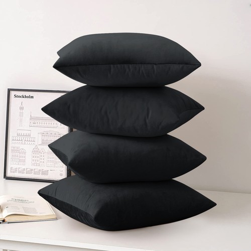 Velvet cushion covers - velvet, or