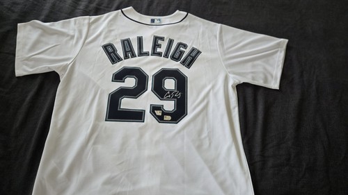 Cal raleigh signed autographed - signed,