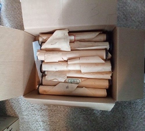 Vintage player piano rolls - rolls, lot