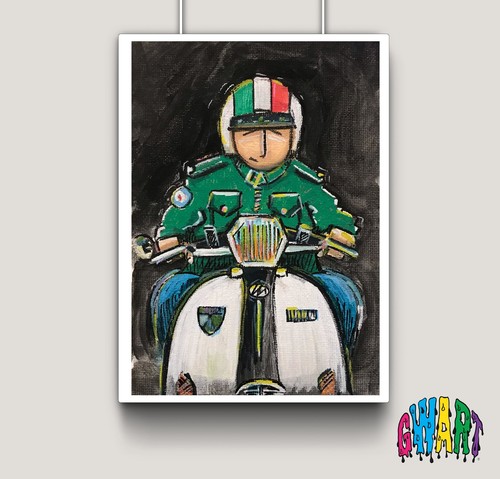 Vespa lambretta scooter - vespa, &