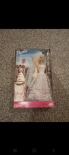 Barbie White Lacy Wedding Dress Doll with Veil and Bouquet