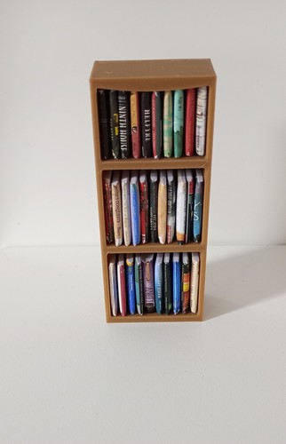 Miniature bookcase for dolls - bookcase,