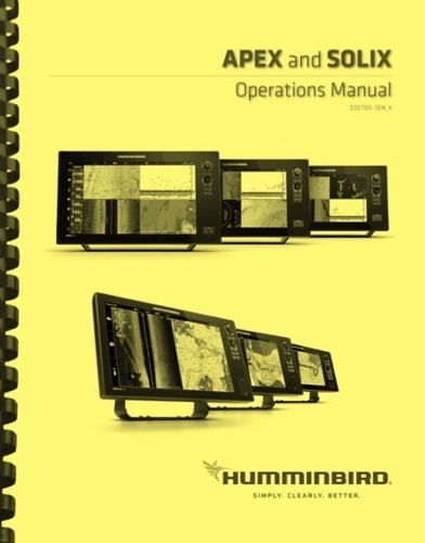 Humminbird apex and - and, solix