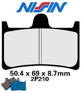 Front brake pad set - , nissin