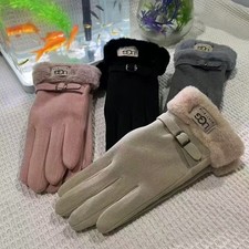 UGG AUSTRALIA BLACK FAUX