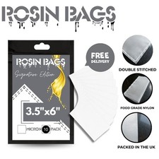 Rosin Mesh Filter Bags 3.5" X 6" - 8 Microns 25u 37u 70u 90u 120u - 5 or 10 Pack