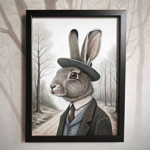 Vintage hare suit - suit, animal