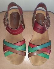 Ladies Digo Digo Spanish Leather Sandals Size 4