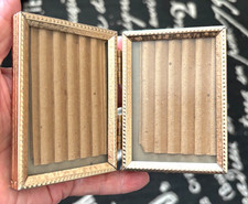 Vtg MCM Sm Brass MINI DOUBLE