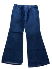 Vintage Wrangler Jeans Mens 36x31 1970s Flare Leg Bell Bottoms