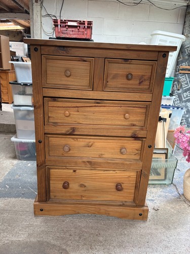 Pine chest drawers corona - pine,